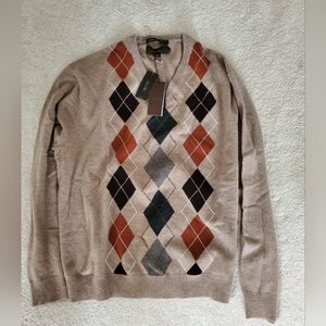 NWT MEN'S TASSO ELBA XXL CASHMERE SWEATER